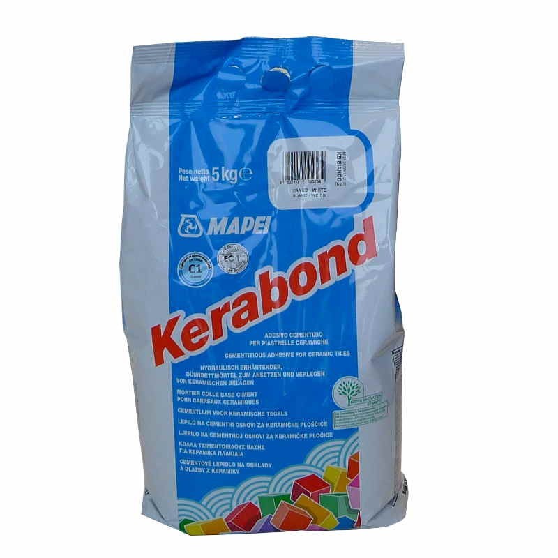 adesivo kerabond bianco Mapei da 5 kg